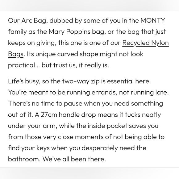 MONTY Arc Bag - Picture 8 of 8
